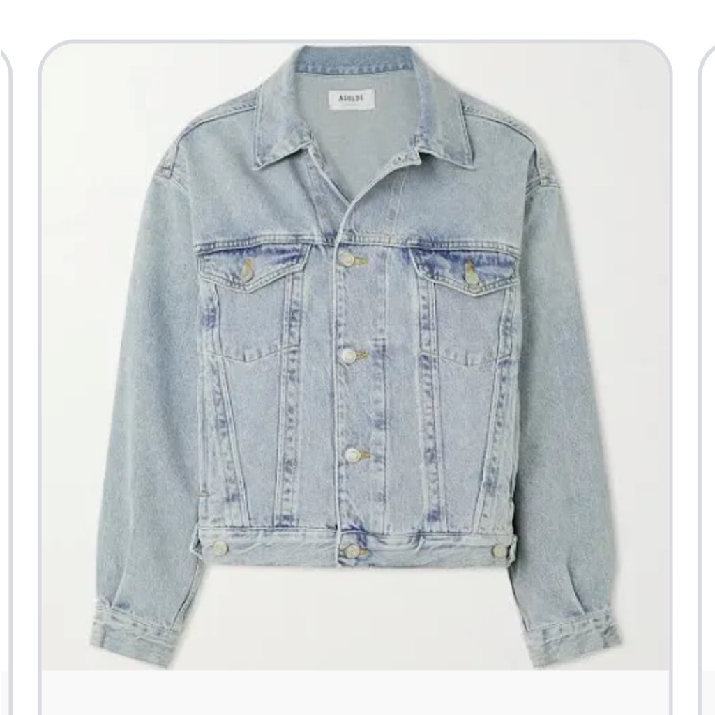 Agolde Denim Jacket New